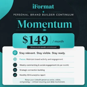 Personal Brand Builder Continuum: Momentum Membership
